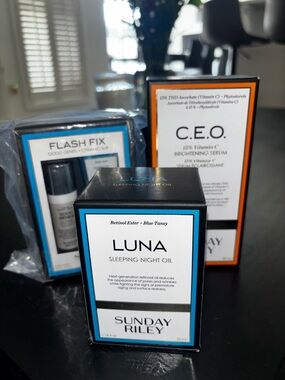 Sunday Riley skincare Bundle $250 still sealed